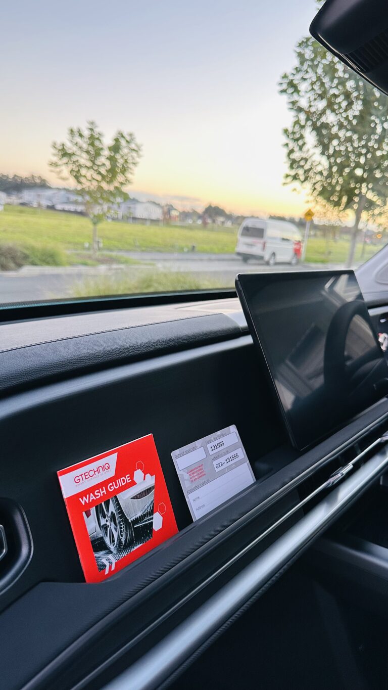 Gtechniq Ceramic Coating Comes with Warranty Card